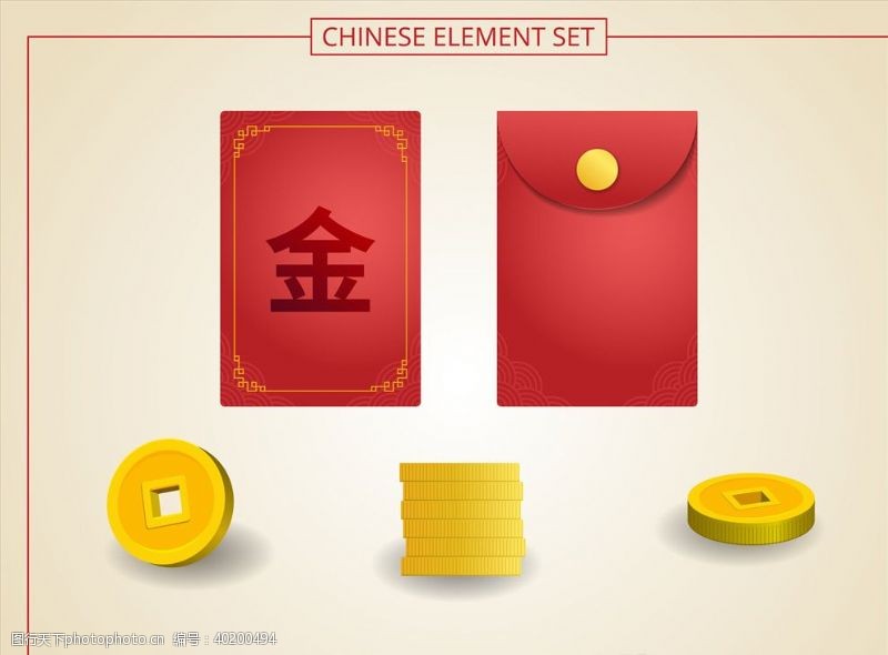 春节广告中国新年元素图片