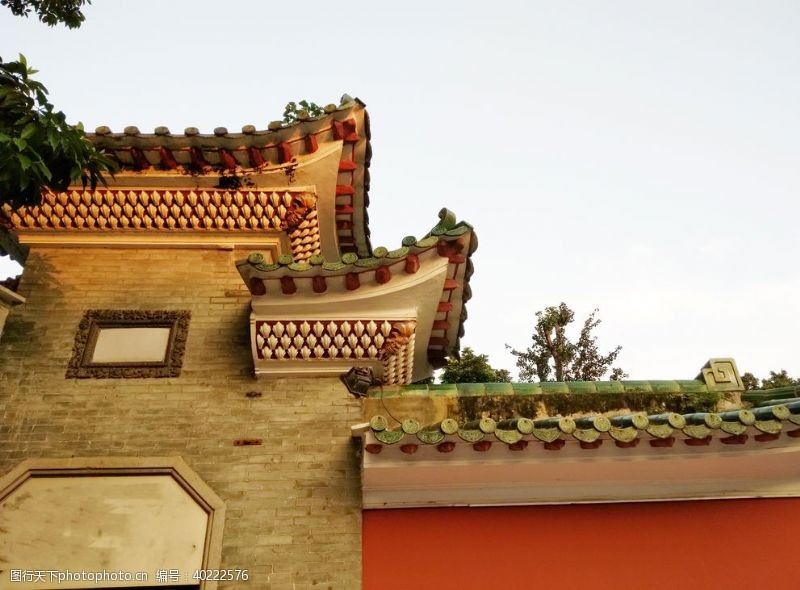 中式家具摄影中式建筑图片