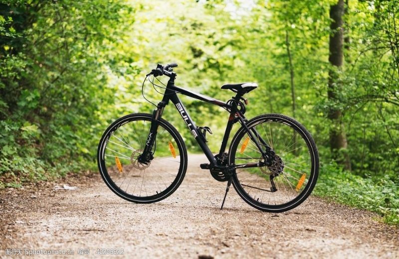 绿色环保自行车图片