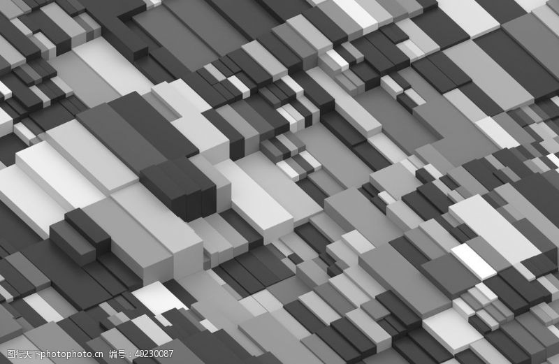 立方体3D抽象结构图片
