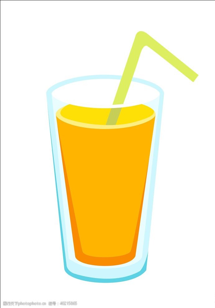 橙汁卡通橙汁图片