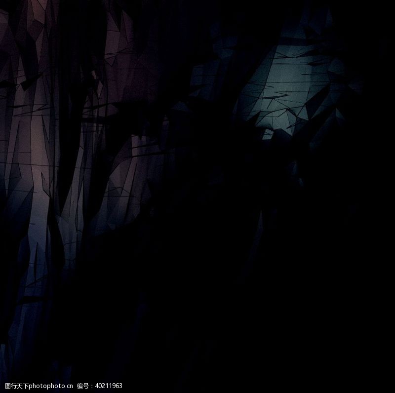 虚幻抽象洞穴背景图片