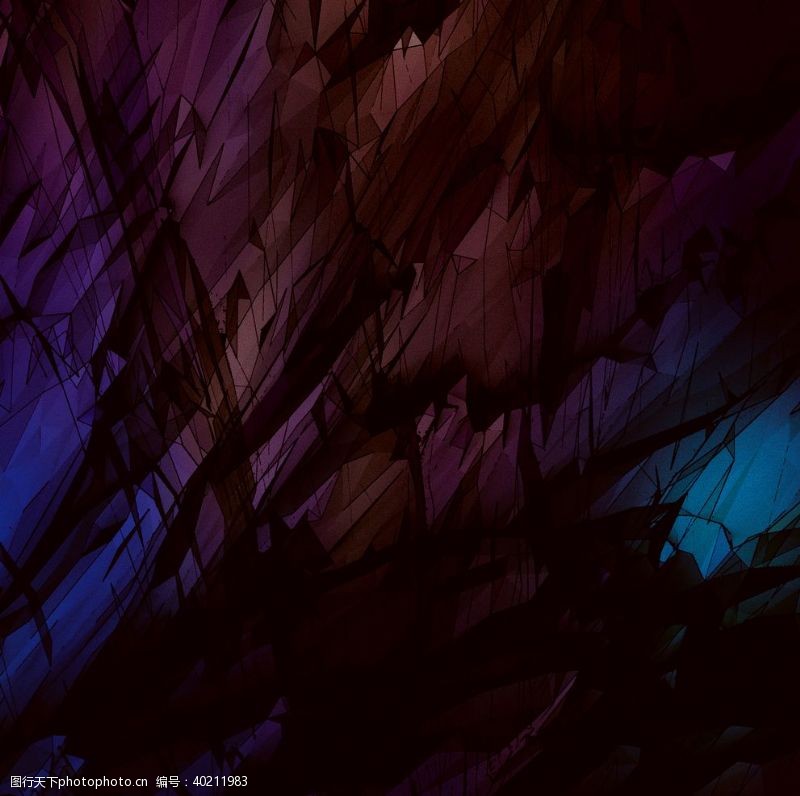 虚影抽象洞穴背景图片
