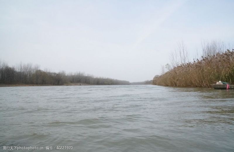 荷塘河流图片