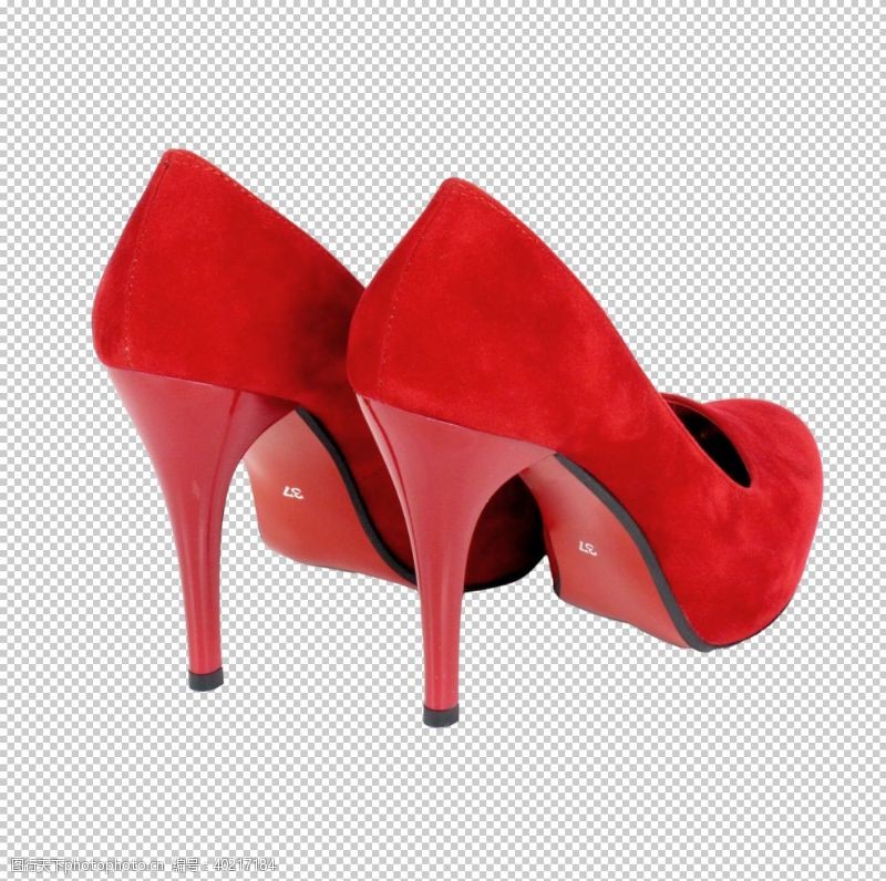 红色高跟鞋婚鞋女王三八妇女节素图片