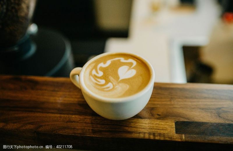 上岛咖啡咖啡拉花图片