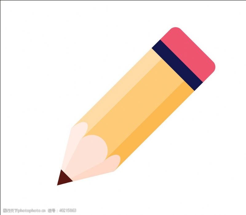 彩色铅笔卡通铅笔图片