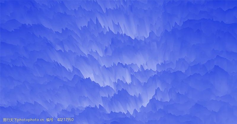 山水底纹蓝色水墨山峰图片