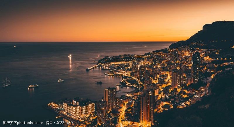 海外旅游摩纳哥风景图图片