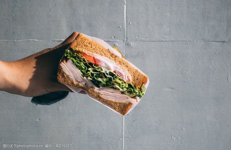 沙堡三明治图片