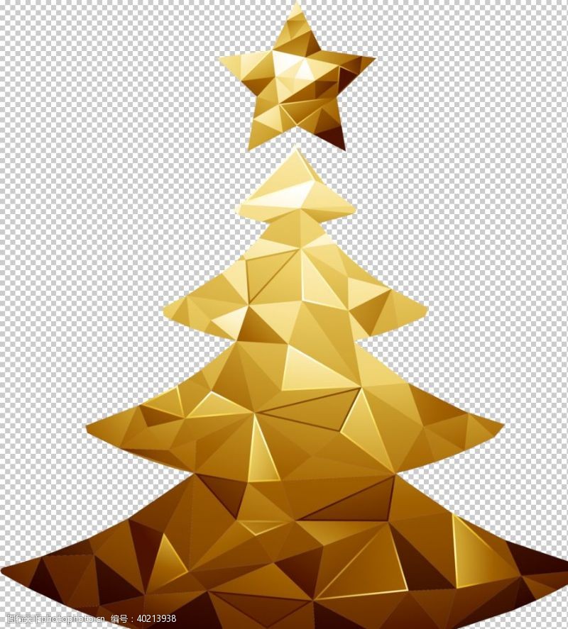 字体设计圣诞树素材图片