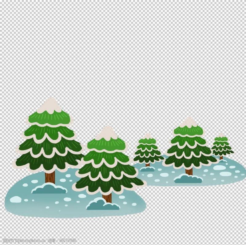 背景图案圣诞树素材图片