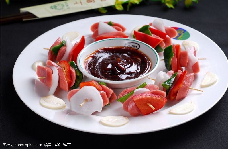 台湾传统小吃小吃台湾香肠图片