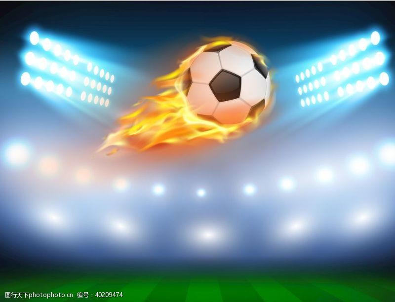 足球主题足球体育运动图片