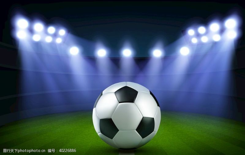 足球训练宣传足球体育运动图片