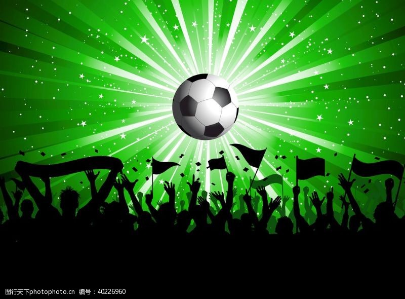 少年足球足球体育运动图片