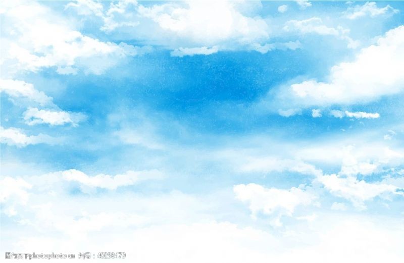心形白云云朵图片