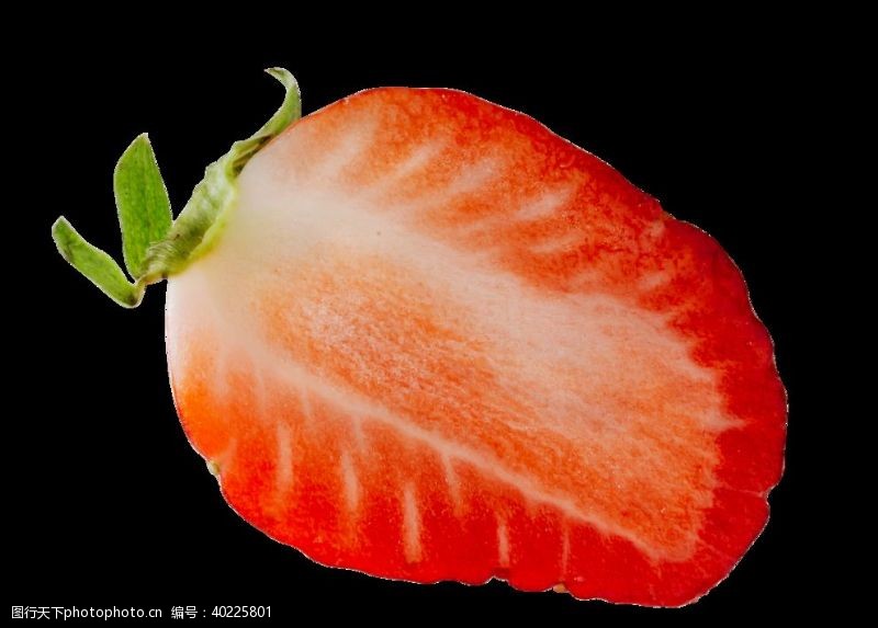 红带草莓图片