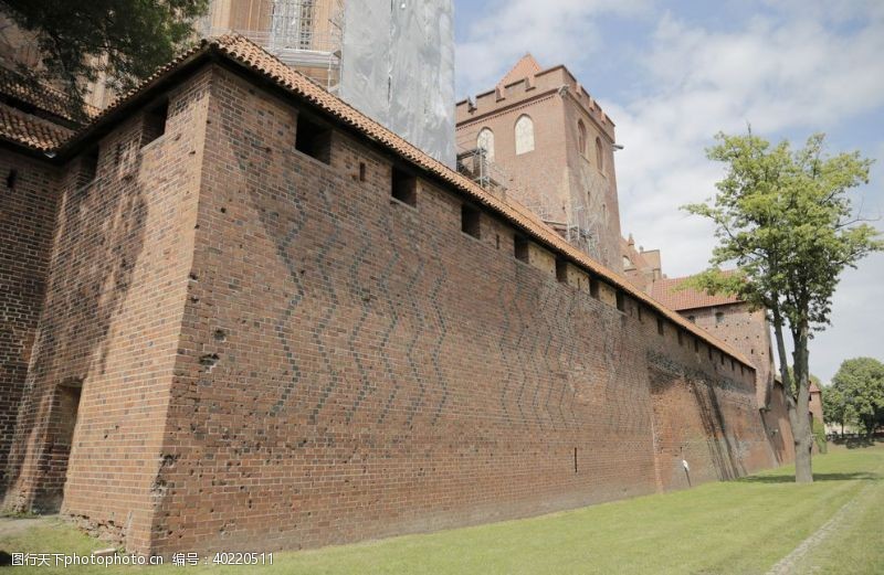 城墙城楼古堡图片