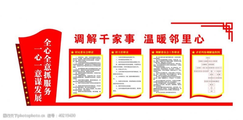 党委村民委员会工作制度图片