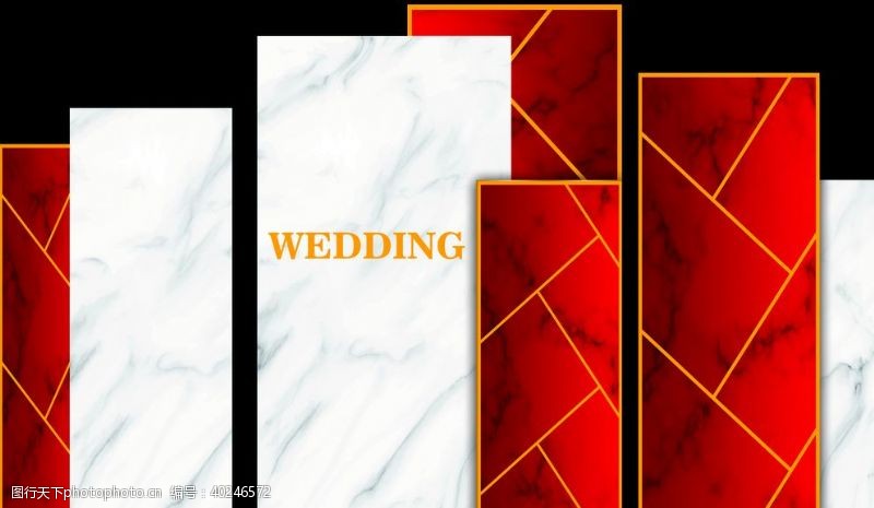 设计组件素材婚礼迎宾区图片