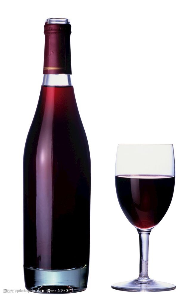 红酒设计素材酒瓶酒杯PNG免抠图片