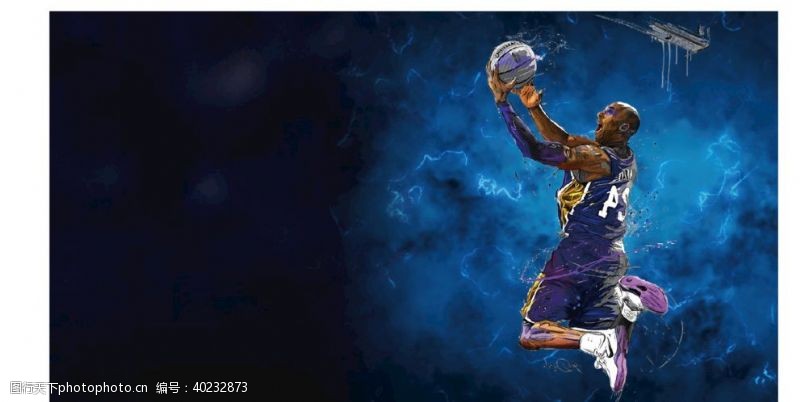 篮球人物剪影篮球背景图片