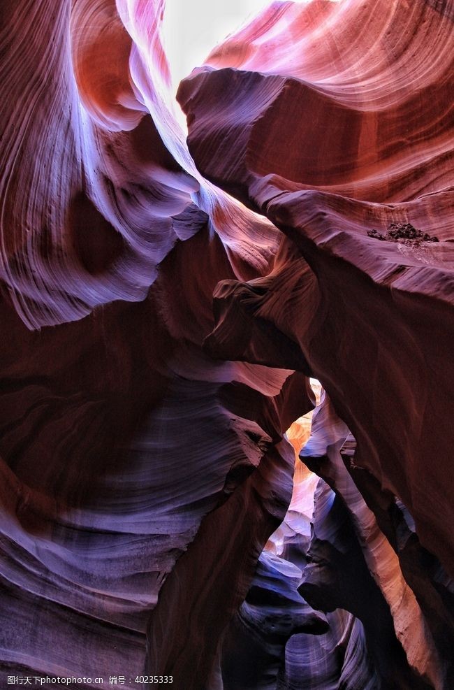 旅游海报美国亚利桑那州羚羊峡谷风景图片