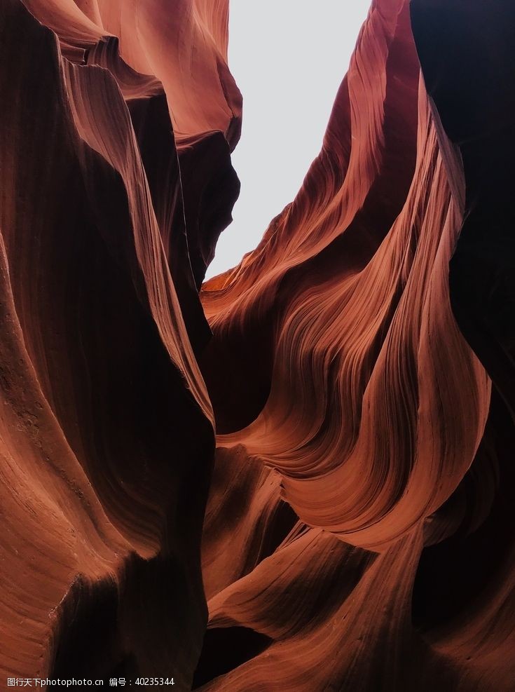 光点美国亚利桑那州羚羊峡谷风景图片