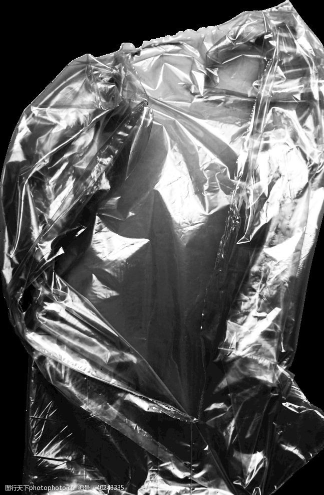 透明袋PNG透明塑料薄膜素材图片