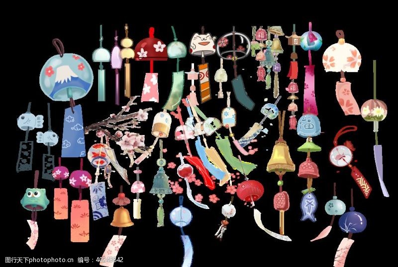 日本物品日式风铃图片