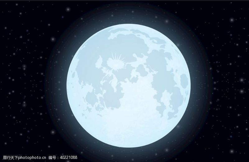 食神月亮月球图片