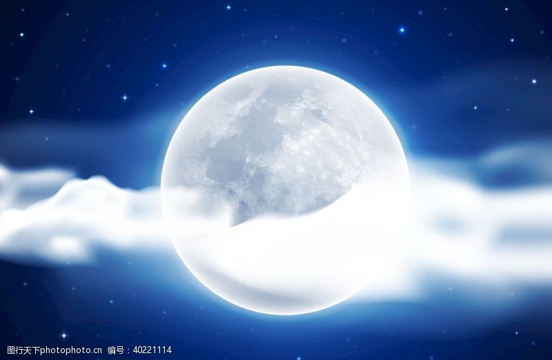 五月月亮月球图片
