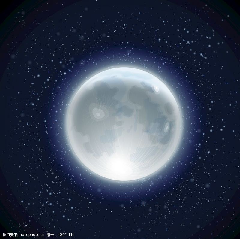 五月天月亮月球图片