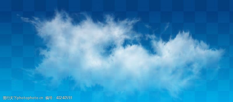 色彩天空云png分层白云图片
