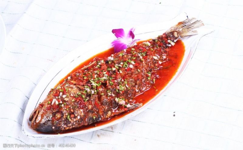 传统美食干烧大黄鱼图片
