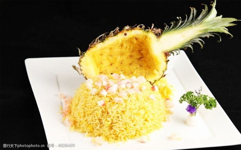 菠萝焗饭图片