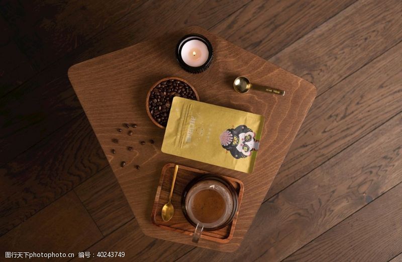 奶茶模板咖啡茶罐样机图片
