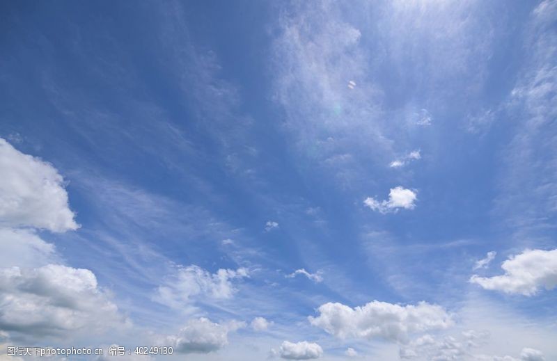 美术背景蓝天白云图片