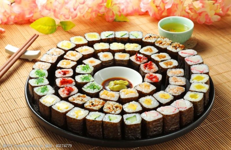 鱼肉日本料理图片