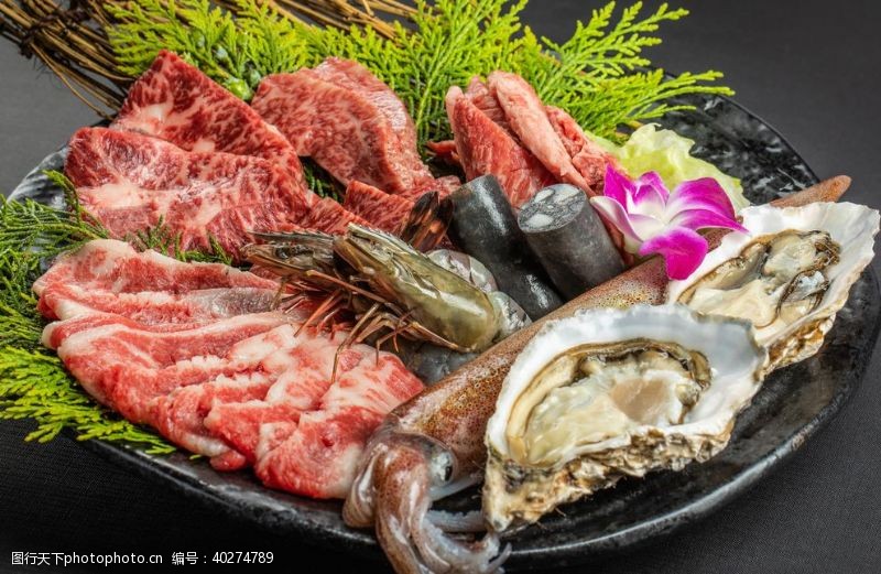 贝类日本料理图片