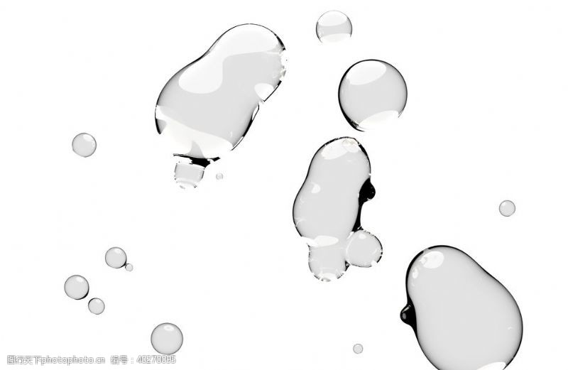 泡水水滴免抠泡泡透明肥皂泡泡图片