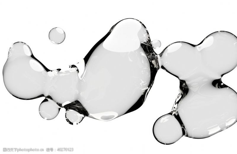 水纹水滴免抠泡泡透明肥皂泡泡图片