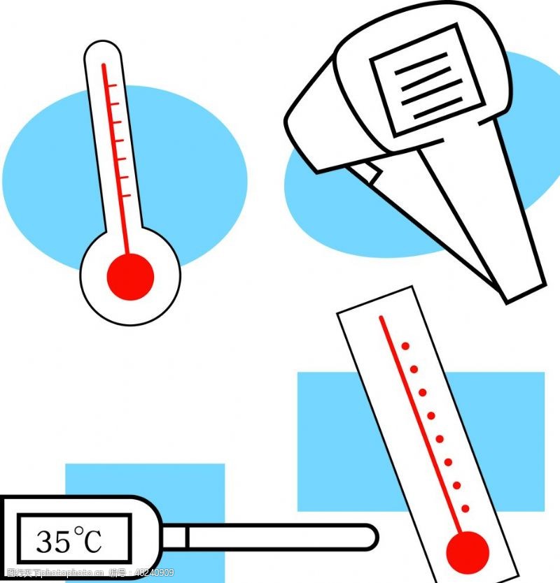 测量温度计图片