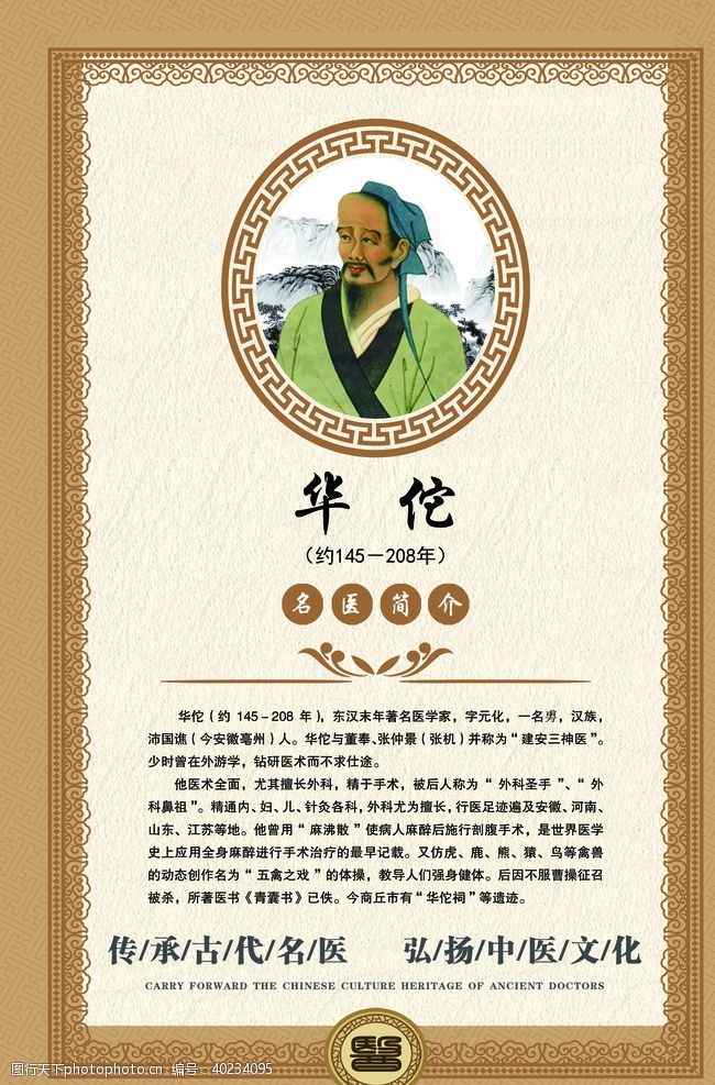 中医历史中国十大名医华佗图片