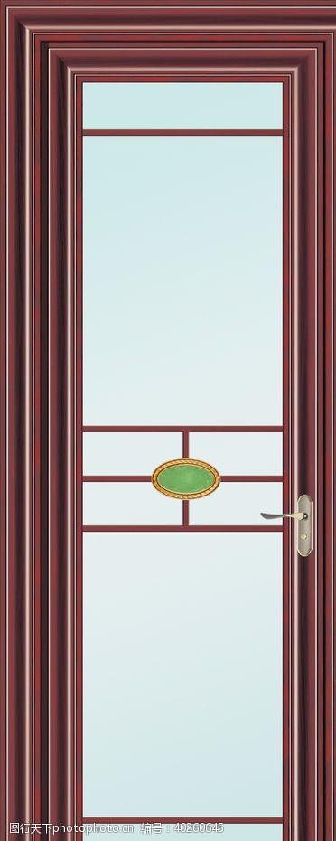 铝合金门澳洲红木平开门厨房门图片