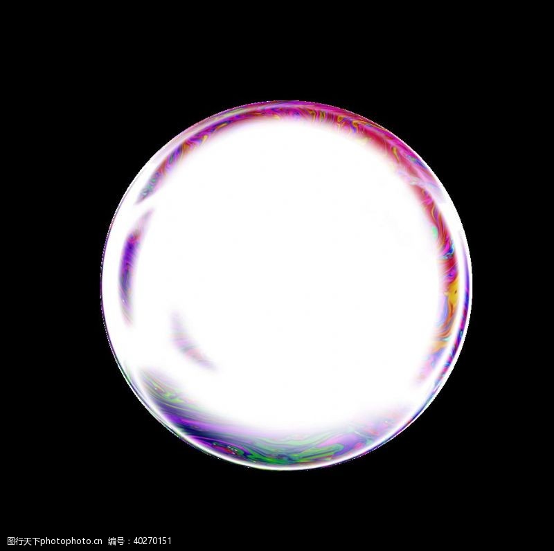 水彩纹理彩色肥皂泡泡透明肥皂泡泡图片