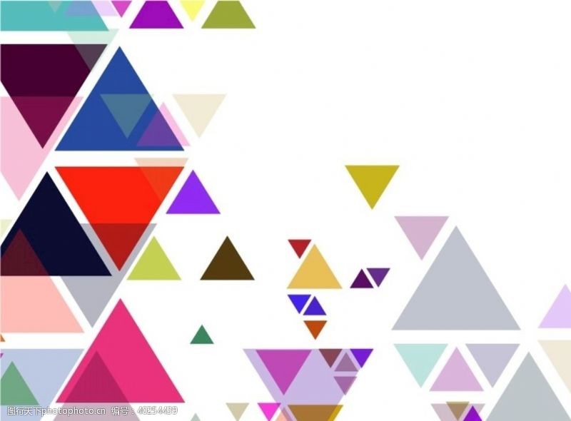 三角形方块广告背景图片