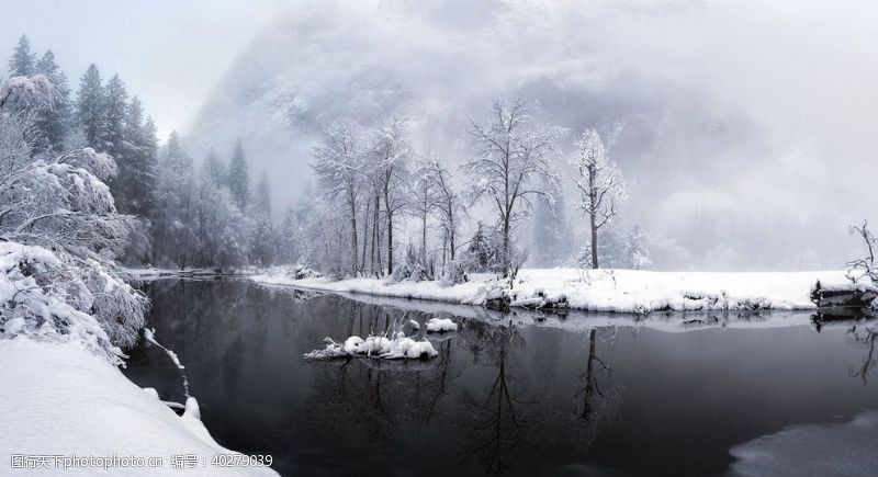 冬天风景风景图片