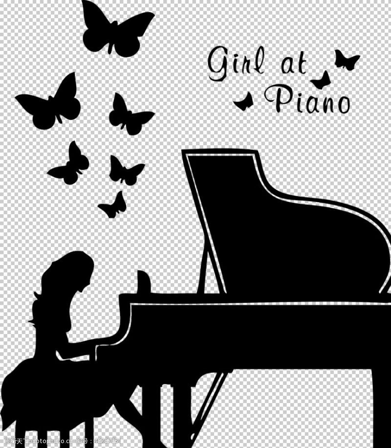 少儿音乐海报钢琴图片